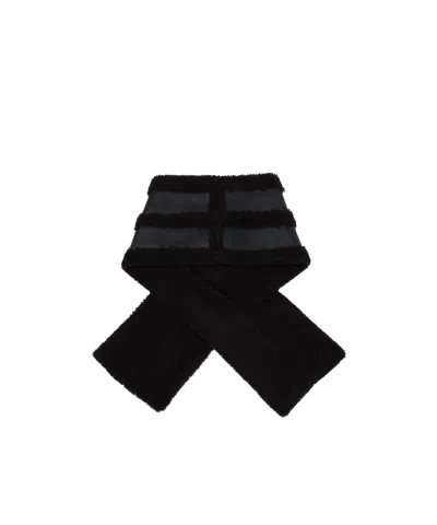 Our Legacy Rectangular Wool Scarf In Black