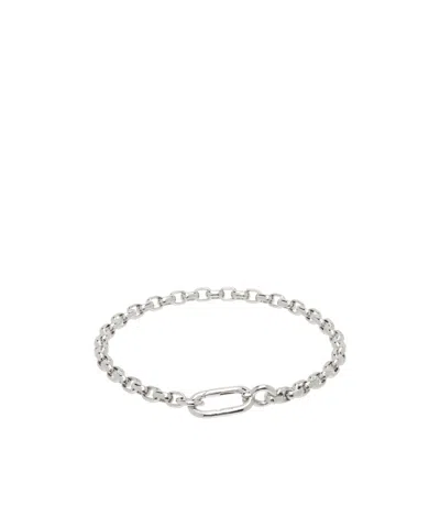 Tom Wood Lee Thick Bracelet In Silver