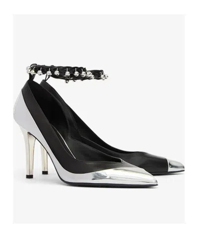 Isabel Marant Peleny Pumps In Silver Leather In Silver