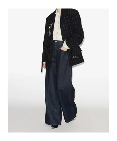 Isabel Marant Peleny Pumps In Silver Leather In Silver