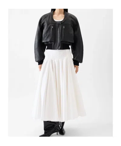 Jacquemus Cropped Crewneck Jacket Textured Finish In Multi