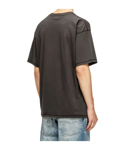 Diesel Men's T-leonard Graphic T-shirt In Brown