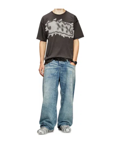 Diesel Men's T-leonard Graphic T-shirt In Brown