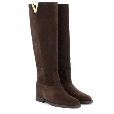 Via Roma 15 V-shaped Boot In Brown
