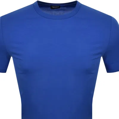 Dsquared2 Round Neck T Shirt Blue In Blue