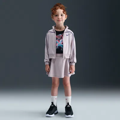 Nike Varsity Prep Toddler Track Scooter 2-piece Set In Gray
