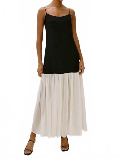 Rails Blanca Bubble Hem Cotton Blend Minidress In Black