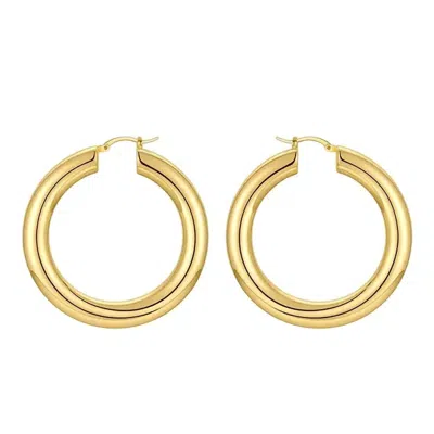 Liliana The Basic Everyday Hoop In Gold In Gold