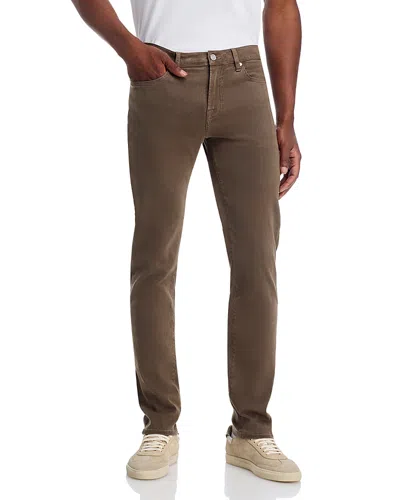Frame L'homme Slim Brushed Twill Pants In Old Sage In Multi