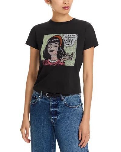 Re/done Classic I Like Tee In Black