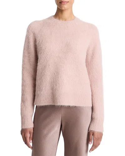 Vince Brushed Alpaca-blend Crew Neck Sweater In Beet Root In Pink