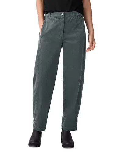 Eileen Fisher Corduroy Ankle Pants In Blue