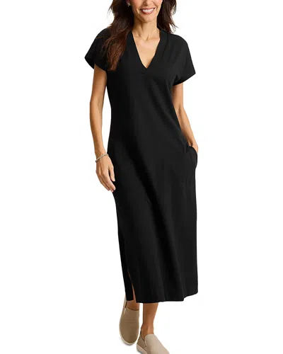 Tommy Bahama Islandscape Jersey Midi Dress In Black