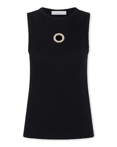 Rabanne Grommet Tank In Black