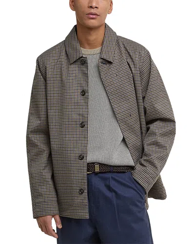 Barbour Short Lorden Jacket In Brown