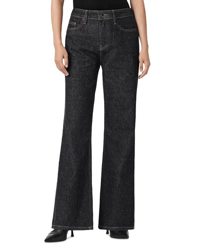 Allsaints Ember Sparkle High Rise Jeans In Raw Indigo In Blue