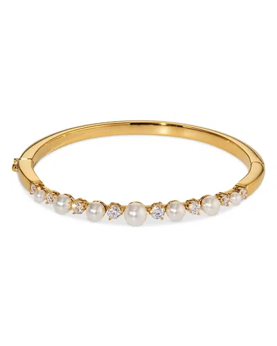 Nadri Venus Hinge Bracelet In Gold