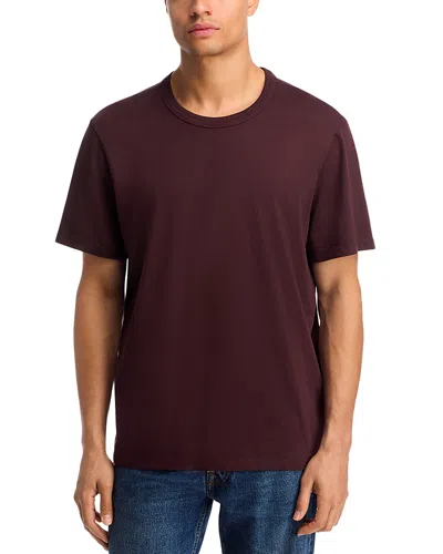 Madewell Garment-dyed Allday Crewneck Tee In Dark Carob
