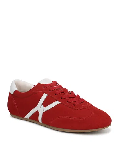 Veronica Beard Riviera Sneakers In Red
