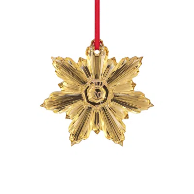 Baccarat 2025 Palmette Annual Ornament In Gold