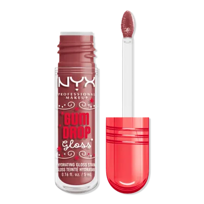 Nyx Professional Makeup Gloss Collections Holiday Gum Drop Lip Gloss Stain - Hydra Honey In Brown