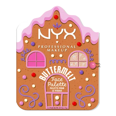 Nyx Professional Makeup Buttermelt Face Palette Blush & Highlighter Duo - Light/medium
