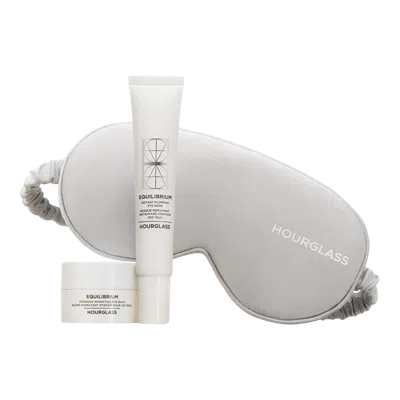 Hourglass Equilibrium Skincare Eye Essentials Duo With Satin Sleep Mask In Transparent