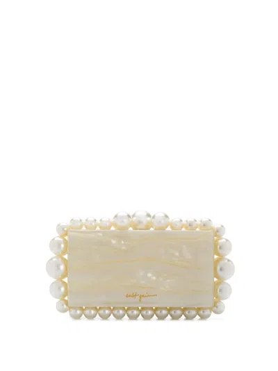 Cult Gaia Eos Clutch In Neutral