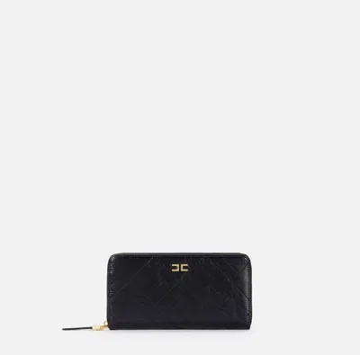 Elisabetta Franchi Wallet And Portatessere Donna  Pf88a52e2 110 In Black