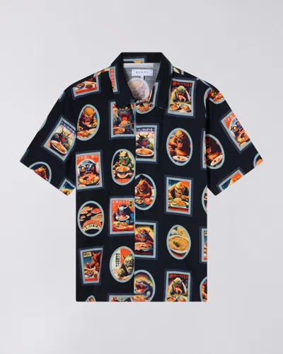 Edwin Shirts Man  I034970.08.67 Hara Hachi Multicolor In Black