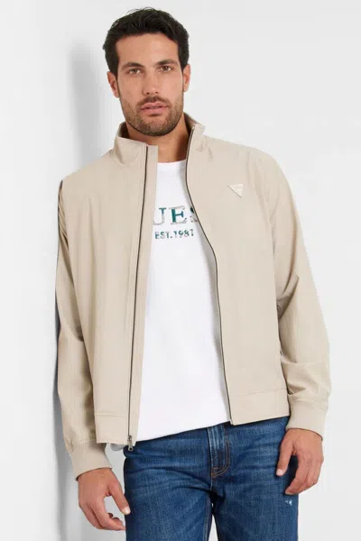 Guess Jackets And Jackets Man  M4yl13 Wez70 Technical Assistance G1ca Pasadena Stone In Neutral