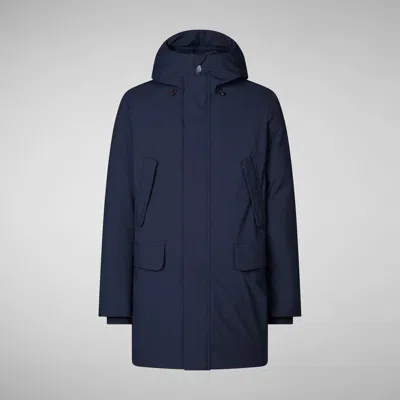Save The Duck Elon Adjustable Hood Parka In Blue