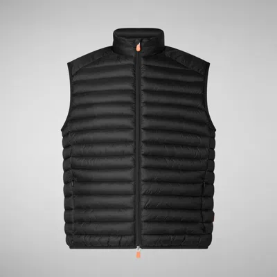 Save The Duck Jackets And Jackets Man  D82410m Giga20 Adam 10000 Black In Black