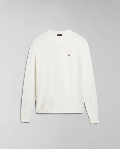 Napapijri Shirts Man  Decatur 5 Np0a4huw N1a White Whisper In White