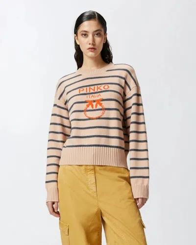 Pinko Women's Knitwear  New Burgos 104679 A2ev ♪ In Multi