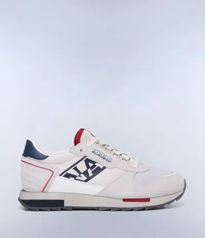 Napapijri Men's Sneakers  Np0a4iqh Virtus 01e White/navy/red In Neutral