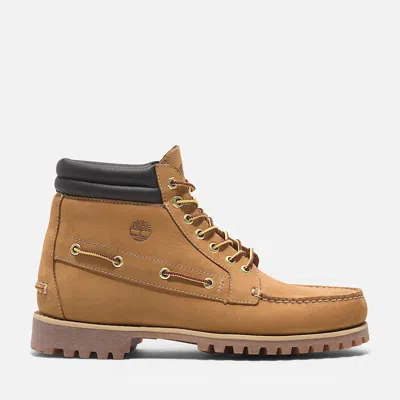 Timberland Tronchetto And Booty Man  Tb0a2n4c7541 - Auth Mid Lace Wheat Boat In White