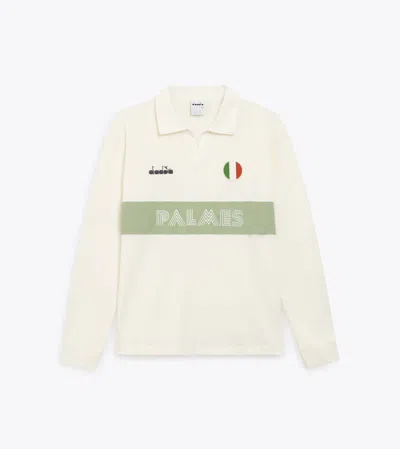 Diadora Logo-embroidered Polo Shirt In White