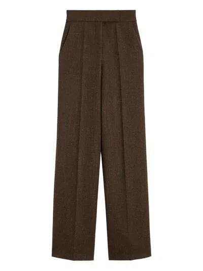Max Mara Brown Pants In Brown