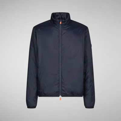 Save The Duck Jackets And Jackets Man  D31132m Gire17 - Arum 90010 Blue Black In Blue