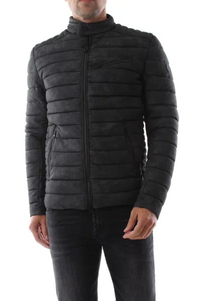 Save The Duck Jackets And Jackets Man  D3016m Vint17 - Abrum 10000 Black In Black