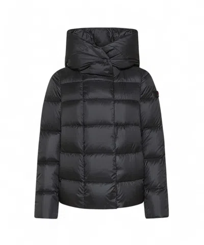 Peuterey Tucano Mqn 02 Black Down Jacket In Black
