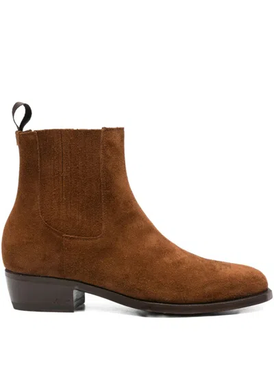 Lidfort Suede Chelsea Boots In Brown