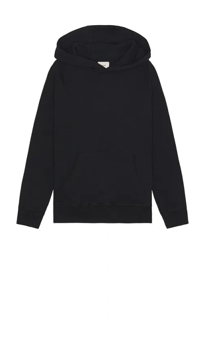 Bather Terry Hoodie In Black