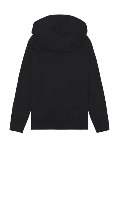 Bather Terry Hoodie In Black