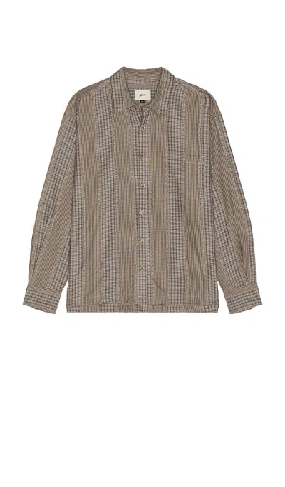 Bather Fringe Leisure Shirt In Gray