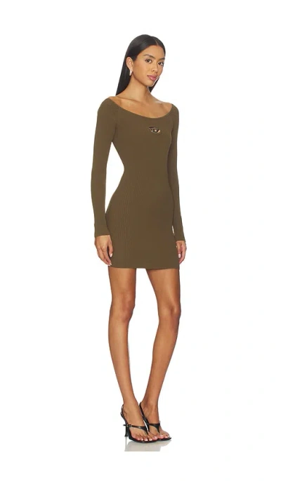 Diesel 'm-vera' Mini Dress In Green