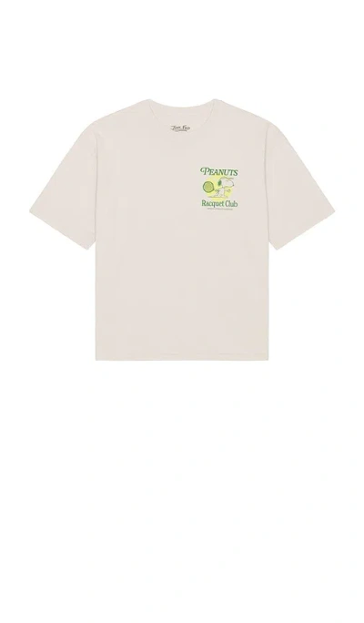 Junk Food Peanuts Racquet Club Oversized Tee In Neutral
