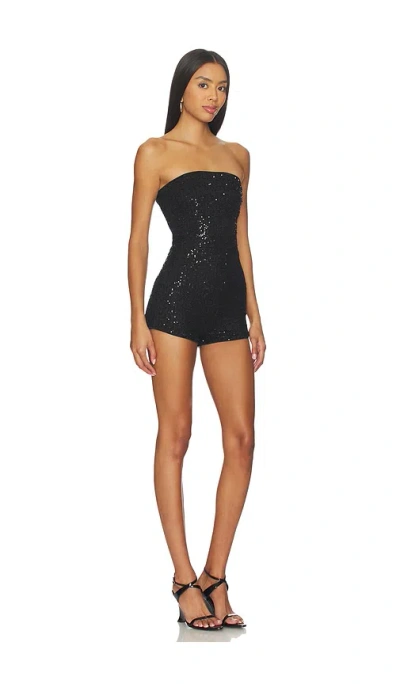 Superdown Amaris Romper In Black