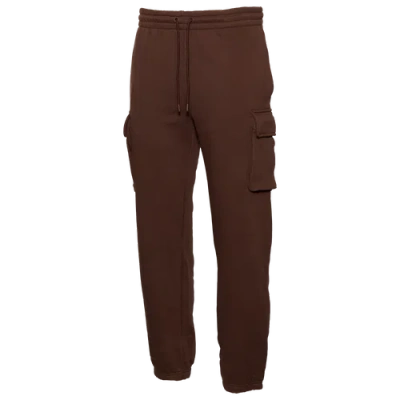 Csg Mens   Troupe Cargo Flc Pant In Brown